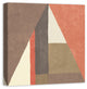 Pink Triangle 24x24 Canvas Wall Art
