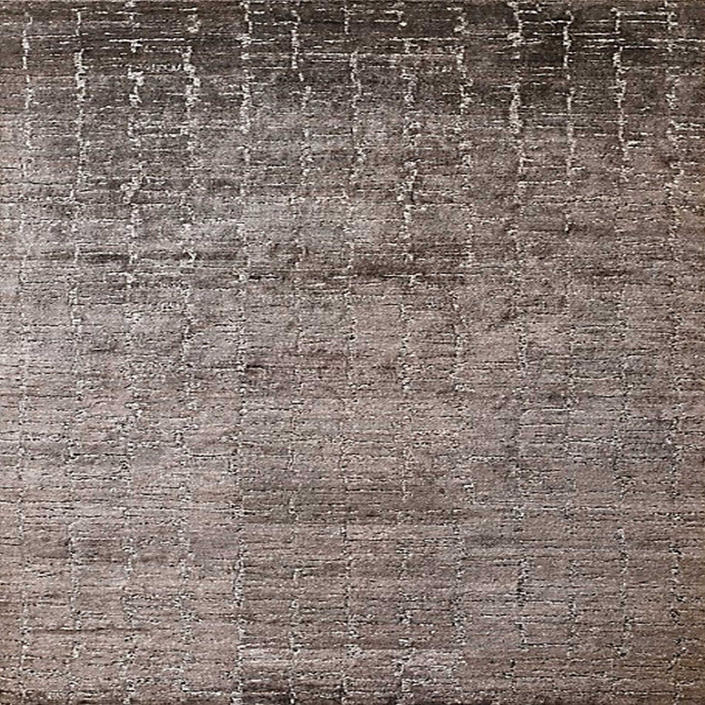Ahgly Company Indoor Square Mid-Century Modern Area Rugs, 7' Square