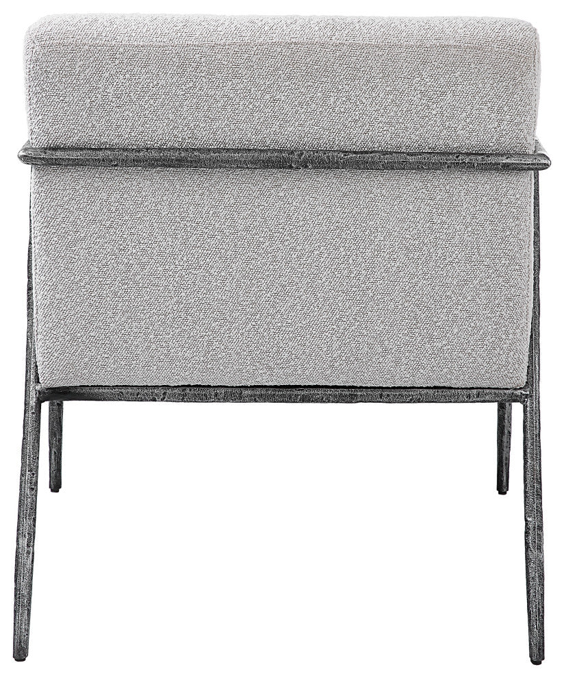 Uttermost Brisbane-Light Gray Accent Chair
