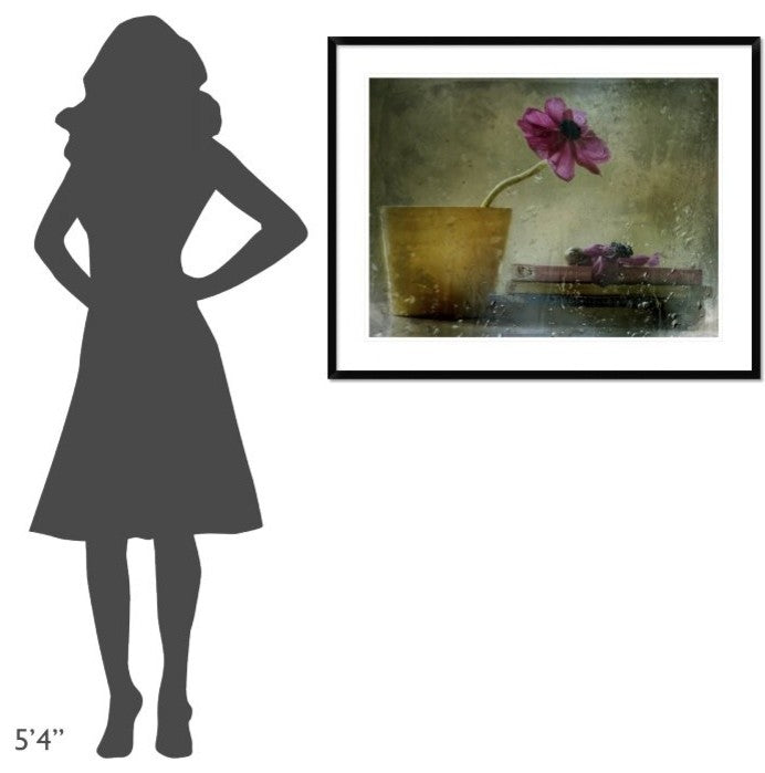 "A Day To Stay At Home" Framed Digital Print by Delphine Devos, 40x32"