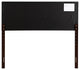 Novo 2 Headboard, Black, Full