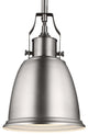 1-Light Mini- Pendant, Satin Nickel