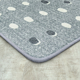 Little Moons 7'8" x 10'9" area rug in color Cloudy