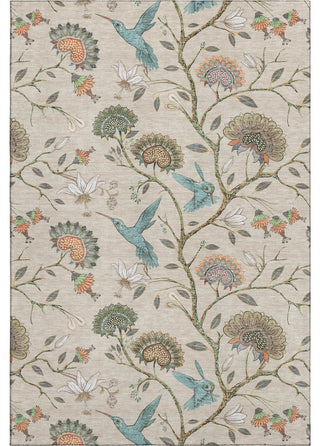 Addison Premium Washable Mayfield AMF174 beige 5' x 7'6" Rug