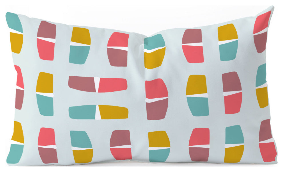 Mirimo Modern Play 01 Oblong Throw Pillow