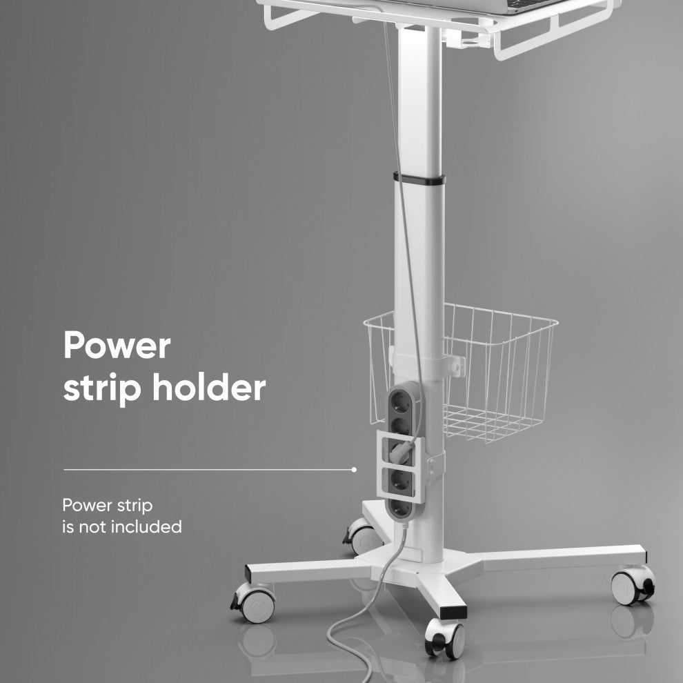 ONKRON Rolling Laptop Stand - Computer Cart With Wheels - Desk up to 17.6 lbs