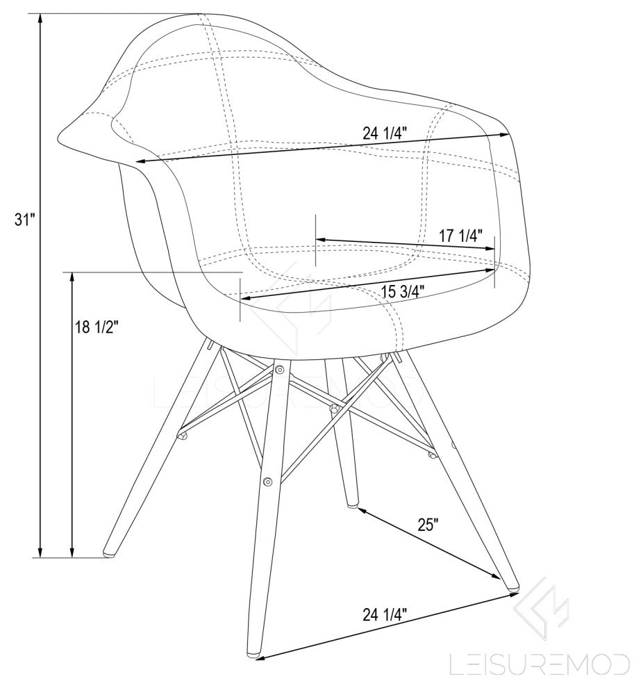 LeisureMod Willow Velvet Eiffel Wooden Base Accent Chair