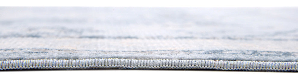 Unique Loom Light Blue Hickory Paris 3' 3 x 5' 3 Area Rug