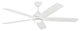 Generation Lighting Lowden 60" Ceiling Fan Matte White