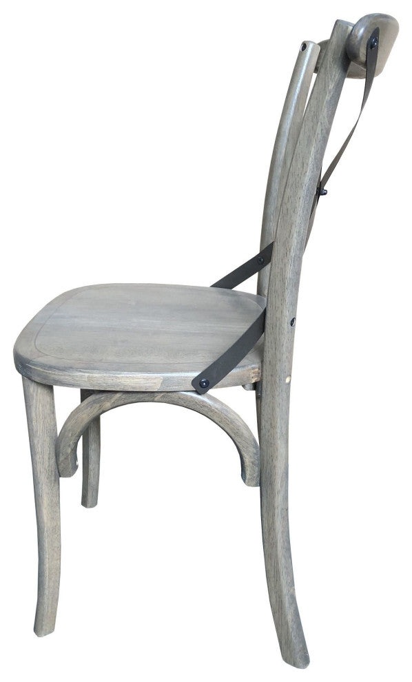 Lana X Back Side Chair - Set of 2 Chair, Old Distress Natural