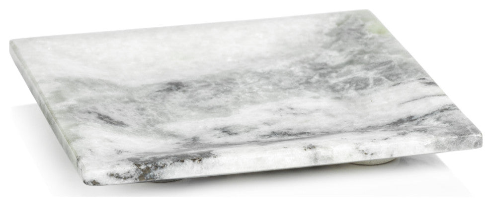 Pordenone Marble Trays, Set of 2, 6"x6"