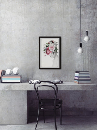 "Whimsical Bloom" Framed Painting Print, 20"x30"