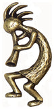 Kokopelli Left Facing Cabinet Pull, Antique Brass