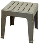 Adams 8090-13-3731 Big Easy Square Stackable Side Table, Gray