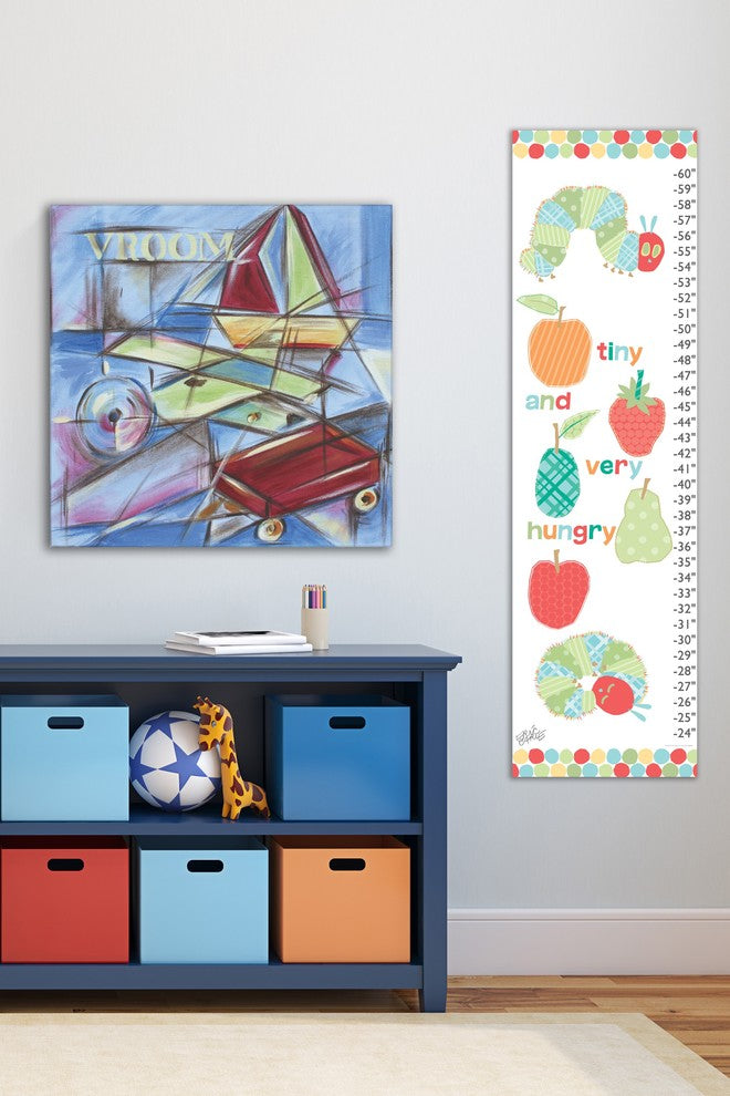 Marmont Hill, "Vroom" by Reesa Qualia Painting Print on Wrapped Canvas, 32x32