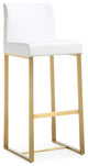 TOV Furniture Denmark White Gold Steel Barstool (Set of 2)