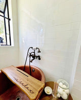 Heisenberg 5'6" Copper Freestanding Clawfoot Bathtub with Overflow