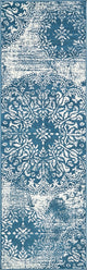Unique Loom Blue Grand Sofia 2' 0 x 6' 7 Runner Rug