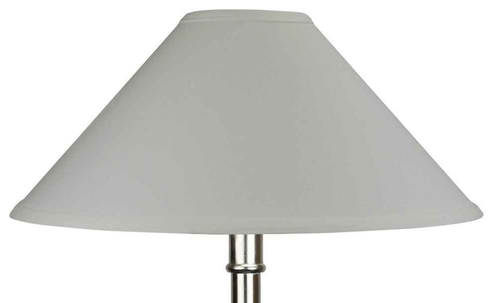 Fenchel Shades 4"x16"x9" Empire Lamp Shade, Linen Snow