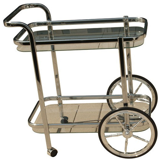 Modern Rolling Bar Cart Serving Trolley