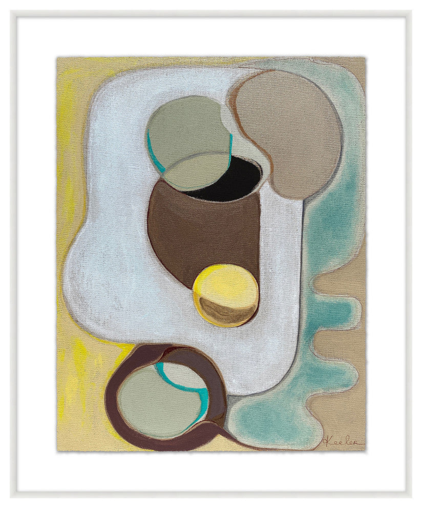 Colliding Shapes 1, Giclee Reproduction Artwork