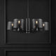 Safavieh Couture Zachaeus Metal 6 Light Chandelier Black