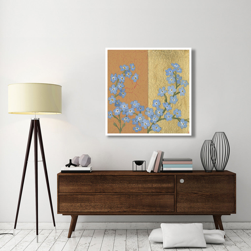 "Forget Me Not" Digital Paper Print by Kathrine Lovell, 42"x42"