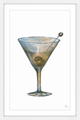 "Dirty Martini" Framed Painting Print, 20"x30"
