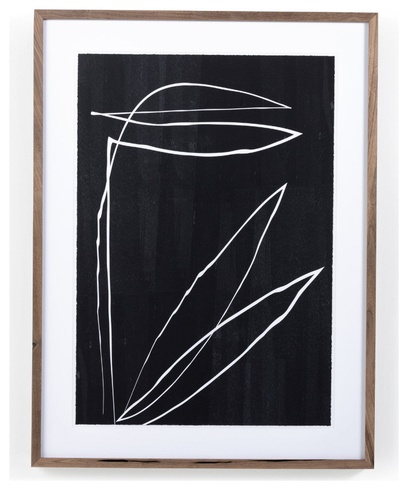 Abstract Botanic Line Drawing Roseanne