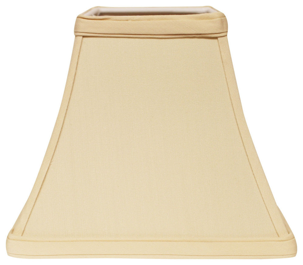 14" Slate Gray Square Bell No Slub Lampshade