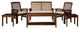 Outdoor Chat Set - Dark Brown, OGWLSCH6DB