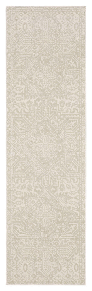 Oriental Weavers Raylan RAY09 Medallion Rug, Ivory, 5'3"x7'6"
