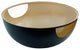 Doma Coffee Table, Matte Black / Brushed Gold
