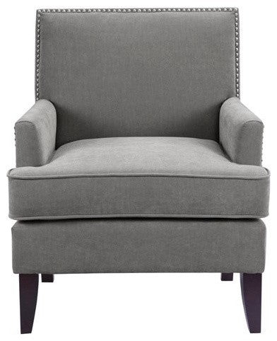 Madison Park Colton Track Arm Club Chair, Gray