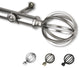 Crate 13/16" Diameter Curtain Rod, Satin Nickel, 18-28"