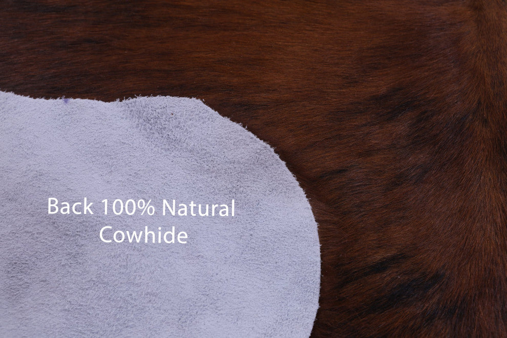Natural Cowhide Rug 6' 2" X 5' 9" C1790