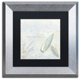 Color Bakery 'She Sells Seashells II', Silver Frame, Black Mat, 11x11