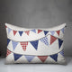 Festive Garland 14x20 Lumbar Throw Pillow