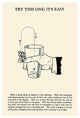 "Which Way Will It Roll" Digital Paper Print by Retromagic, 31"x46"
