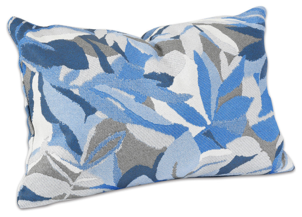 12"x18" Pacifica Lumbar Throw Pillow by Astella, Dewey Blue