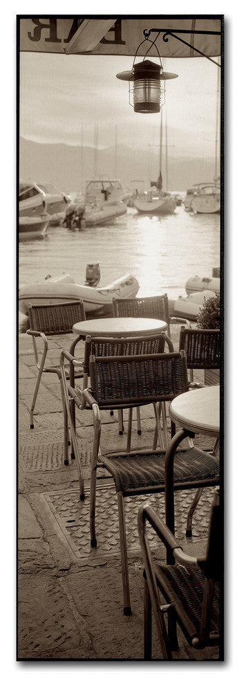Alan Blaustein 'Portofino Caffe I' Canvas Art, 10x32