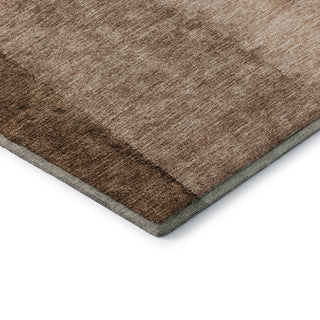 Premium Machine Washable Mayfield AMF690 Brown 8' x 8' Round Rug