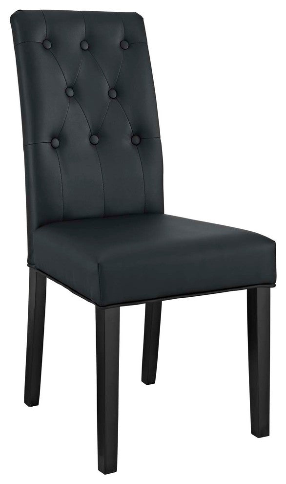 Confer Dining Side Chair Vinyl Set of 4