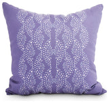 Dotted Focus 26" Purple Geometric Print Decorative Throw Pillow