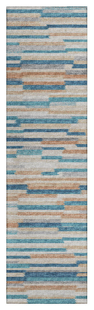 Indoor/Outdoor Sedona SN8 Riviera Machine Washable 2'3" x 7'6" Runner Rug