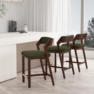 Manhattan Comfort Patricia Counter Stool, Turtle Green, Single