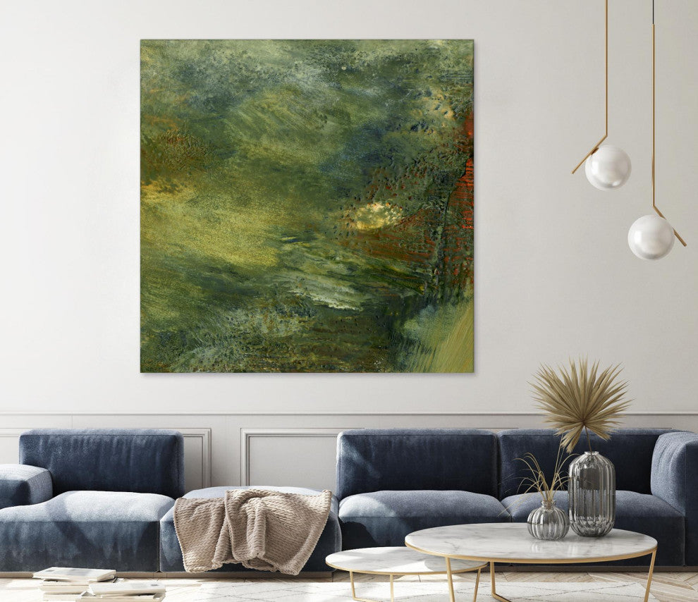 "Encaustic Tile, Multi IV" Fine Art Giant Canvas print 54"x54"