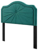 Headboard, King Size, Velvet, Teal Blue, Modern Contemporary, Bedroom Master