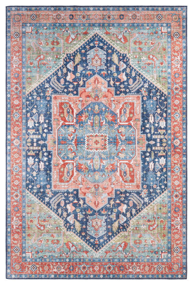 Iris IRS-2312 Traditional Blue 2'3"x3'9" Area Rug