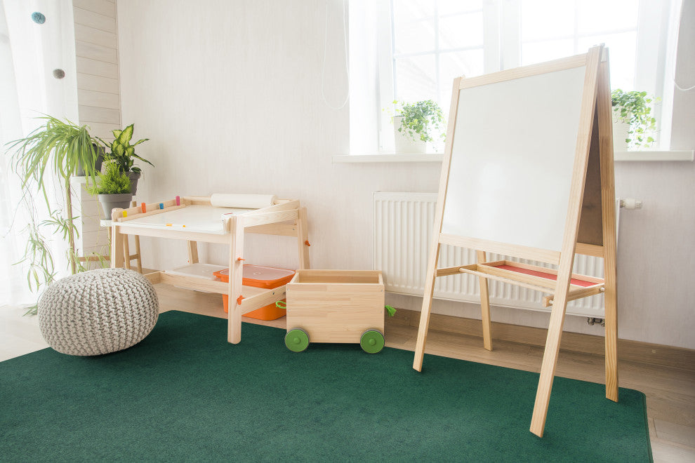 Kid Essentials Rug, Endurance, Forest, 6'x6'